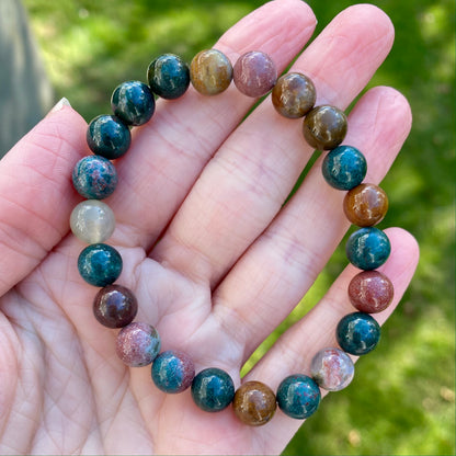 Ocean Jasper Bracelet, 8mm