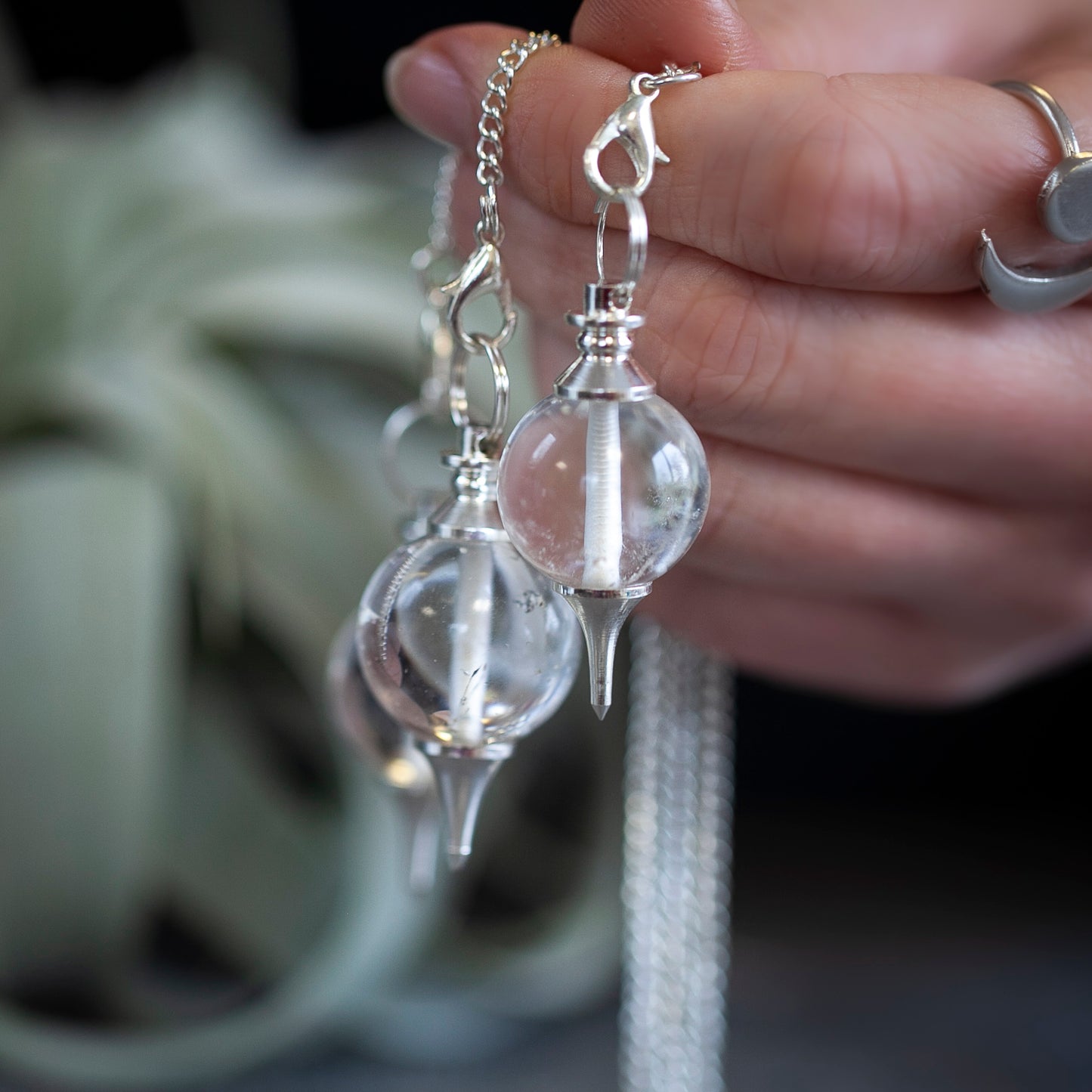 Clear Quartz Pendulum