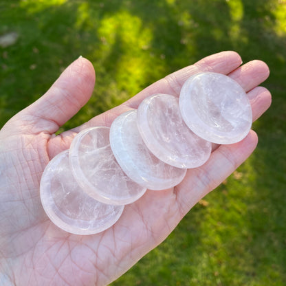 Rose Quartz Worry Stone